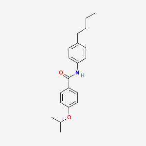 molecular formula C20H25NO2 B4973094 N-(4-butylphenyl)-4-(propan-2-yloxy)benzamide 