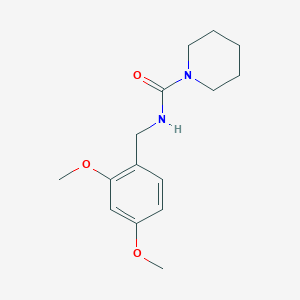 molecular formula C15H22N2O3 B497315 N-(2,4-dimethoxybenzyl)-1-piperidinecarboxamide CAS No. 927641-02-9