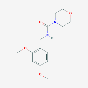 molecular formula C14H20N2O4 B497317 N-(2,4-dimethoxybenzyl)-4-morpholinecarboxamide CAS No. 927641-04-1