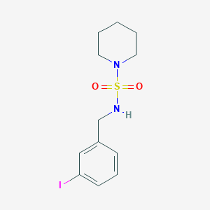 molecular formula C12H17IN2O2S B497322 N-(3-iodobenzyl)-1-piperidinesulfonamide CAS No. 890593-41-6