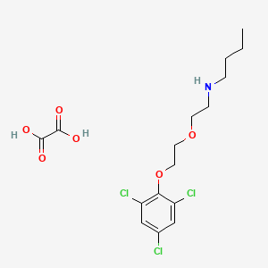 molecular formula C16H22Cl3NO6 B4973661 oxalic acid;N-[2-[2-(2,4,6-trichlorophenoxy)ethoxy]ethyl]butan-1-amine 