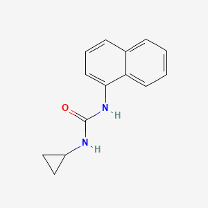 molecular formula C14H14N2O B4973770 1-Cyclopropyl-3-(1-naphthyl)urea CAS No. 102433-12-5