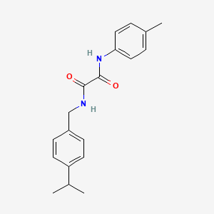 molecular formula C19H22N2O2 B4974909 N-(4-methylphenyl)-N'-[4-(propan-2-yl)benzyl]ethanediamide 