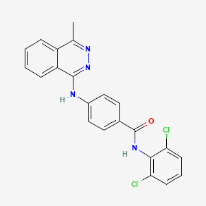 molecular formula C22H16Cl2N4O B4975089 N-(2,6-dichlorophenyl)-4-[(4-methylphthalazin-1-yl)amino]benzamide 
