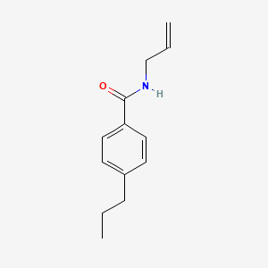 molecular formula C13H17NO B4975368 N-(prop-2-en-1-yl)-4-propylbenzamide 