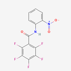 molecular formula C13H5F5N2O3 B4976167 2,3,4,5,6-pentafluoro-N-(2-nitrophenyl)benzamide 