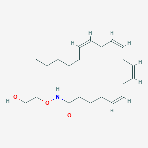 N-arachidonoyl-O-(2-hydroxyethyl)hydroxylamine