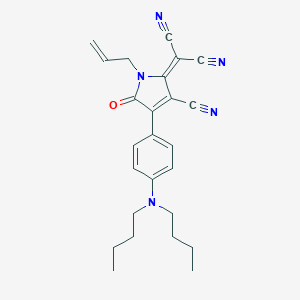 2-[1-Allyl-3-cyano-4-[4-(dibutylamino)phenyl]-5-oxo-1,5-dihydro-2H-pyrrol-2-ylidene]malononitrile