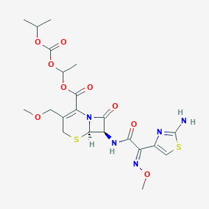 molecular formula C21H27N5O9S2 B049767 cefpodoxime proxetil CAS No. 947692-13-9