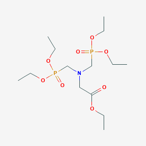 molecular formula C14H31NO8P2 B4977195 Ethyl 2-[bis(diethoxyphosphorylmethyl)amino]acetate 