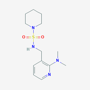 molecular formula C13H22N4O2S B4977249 N-[[2-(dimethylamino)pyridin-3-yl]methyl]piperidine-1-sulfonamide 