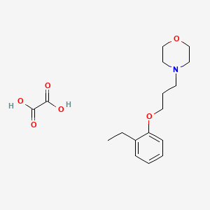 molecular formula C17H25NO6 B4977519 4-[3-(2-Ethylphenoxy)propyl]morpholine;oxalic acid 