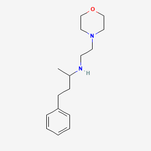 molecular formula C16H26N2O B4977581 N-(2-morpholin-4-ylethyl)-4-phenylbutan-2-amine 
