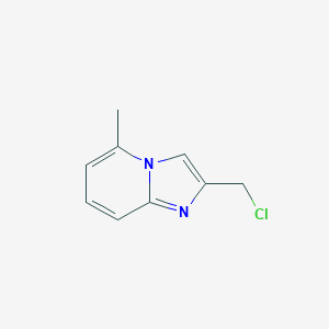 molecular formula C9H9ClN2 B049777 2-(Chloromethyl)-5-methylimidazo[1,2-a]pyridine CAS No. 118000-39-8