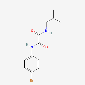 molecular formula C12H15BrN2O2 B4978090 N'-(4-BROMOPHENYL)-N-(2-METHYLPROPYL)ETHANEDIAMIDE 