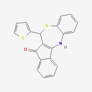 molecular formula C20H13NOS2 B4978715 C20H13Nos2 