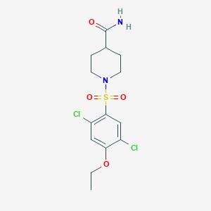 1-[(2,5-Dichloro-4-ethoxyphenyl)sulfonyl]-4-piperidinecarboxamide