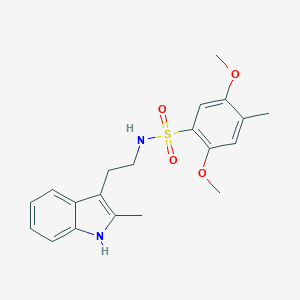 2,5-dimethoxy-4-methyl-N-(2-(2-methyl-1H-indol-3-yl)ethyl)benzenesulfonamide