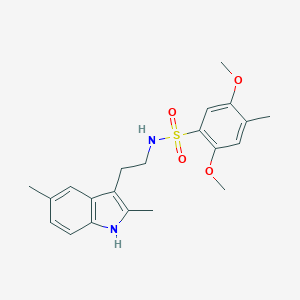 N-(2-(2,5-dimethyl-1H-indol-3-yl)ethyl)-2,5-dimethoxy-4-methylbenzenesulfonamide