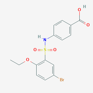 4-(5-Bromo-2-ethoxybenzenesulfonamido)benzoic acid
