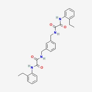 molecular formula C28H30N4O4 B4980894 N~1~,N~1~'-[1,3-phenylenebis(methylene)]bis[N~1~-(2-ethylphenyl)ethanediamide] 