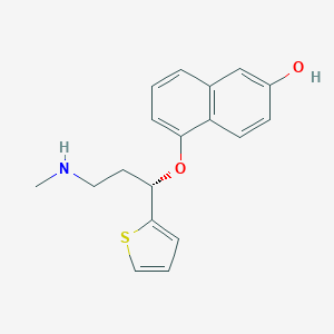 B049810 5-((S)-3-Methylamino-1-thiophen-2-yl-propoxy)-naphthalen-2-ol CAS No. 741693-76-5
