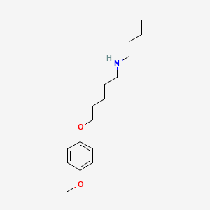 molecular formula C16H27NO2 B4981040 N-butyl-5-(4-methoxyphenoxy)pentan-1-amine 