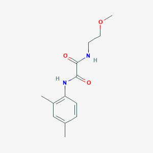 molecular formula C13H18N2O3 B4981073 N-(2,4-DIMETHYLPHENYL)-N-(2-METHOXYETHYL)ETHANEDIAMIDE 