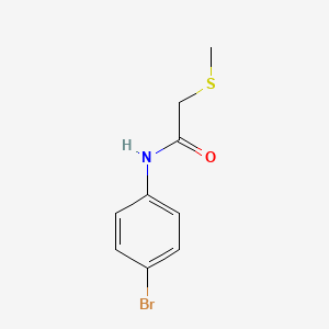 molecular formula C9H10BrNOS B4981694 N-(4-bromophenyl)-2-methylsulfanylacetamide 