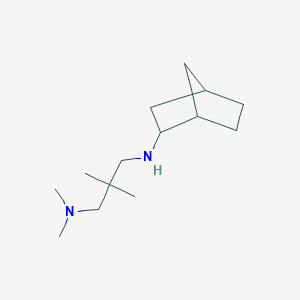 molecular formula C14H28N2 B4982352 N-(2-bicyclo[2.2.1]heptanyl)-N',N',2,2-tetramethylpropane-1,3-diamine 