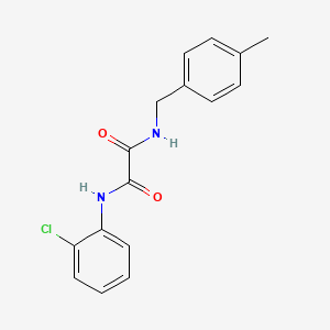 molecular formula C16H15ClN2O2 B4982462 N-(2-chlorophenyl)-N'-(4-methylbenzyl)ethanediamide 