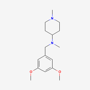 molecular formula C16H26N2O2 B4982581 N-(3,5-dimethoxybenzyl)-N,1-dimethyl-4-piperidinamine 