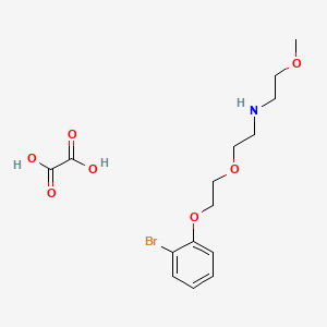molecular formula C15H22BrNO7 B4982586 N-[2-[2-(2-bromophenoxy)ethoxy]ethyl]-2-methoxyethanamine;oxalic acid 