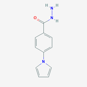 molecular formula C11H11N3O B049829 4-(1H-pyrrol-1-yl)benzohydrazide CAS No. 112575-84-5