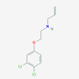 molecular formula C11H13Cl2NO B4983804 N-[2-(3,4-dichlorophenoxy)ethyl]prop-2-en-1-amine 