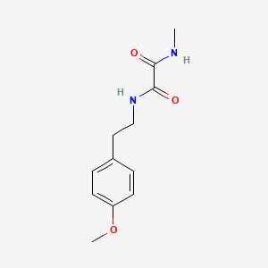 molecular formula C12H16N2O3 B4984600 N'-[2-(4-methoxyphenyl)ethyl]-N-methyloxamide 