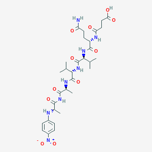 molecular formula C31H46N8O11 B049848 Sgvvaa-nitroanilide CAS No. 115700-57-7