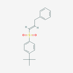 molecular formula C19H22O2S B498510 1-Tert-butyl-4-[(3-phenyl-1-propenyl)sulfonyl]benzene 