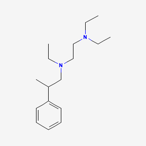 molecular formula C17H30N2 B4985149 N,N,N'-triethyl-N'-(2-phenylpropyl)ethane-1,2-diamine 