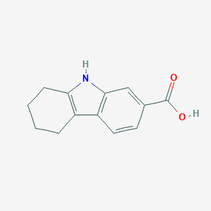 molecular formula C13H13NO2 B498562 2,3,4,9-tetrahydro-1H-carbazole-7-carboxylic acid CAS No. 729613-71-2