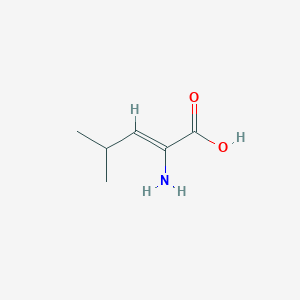 molecular formula C6H11NO2 B049857 (Z)-2-Amino-4-methyl-2-pentenoic acid CAS No. 113586-23-5