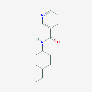 molecular formula C14H20N2O B4986041 N-(4-ethylcyclohexyl)pyridine-3-carboxamide 