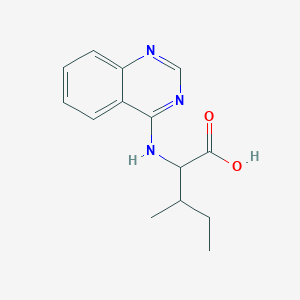 molecular formula C14H17N3O2 B4987410 N-quinazolin-4-ylisoleucine 