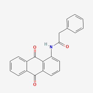 molecular formula C22H15NO3 B4987560 N-(9,10-dioxo-9,10-dihydroanthracen-1-yl)-2-phenylacetamide CAS No. 65796-96-5