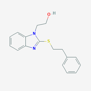 2-{2-[(2-phenylethyl)sulfanyl]-1H-benzimidazol-1-yl}ethanol