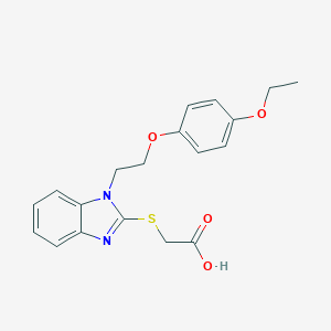 {1-[2-(4-Ethoxy-phenoxy)-ethyl]-1H-benzoimidazol-2-ylsulfanyl}-acetic acid