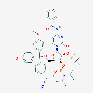 molecular formula C52H66N5O9PSi B049887 Bz-rC Phosphoramidite CAS No. 118380-84-0