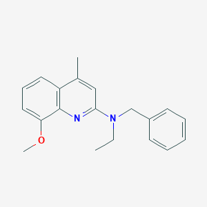 molecular formula C20H22N2O B4988960 N-benzyl-N-ethyl-8-methoxy-4-methylquinolin-2-amine 