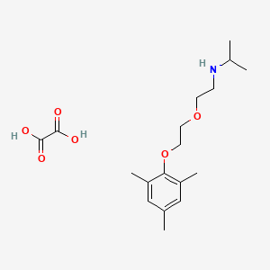 molecular formula C18H29NO6 B4989063 oxalic acid;N-[2-[2-(2,4,6-trimethylphenoxy)ethoxy]ethyl]propan-2-amine 