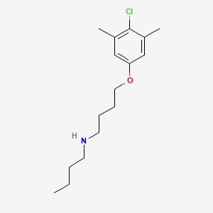 molecular formula C16H26ClNO B4989226 N-butyl-4-(4-chloro-3,5-dimethylphenoxy)butan-1-amine 
